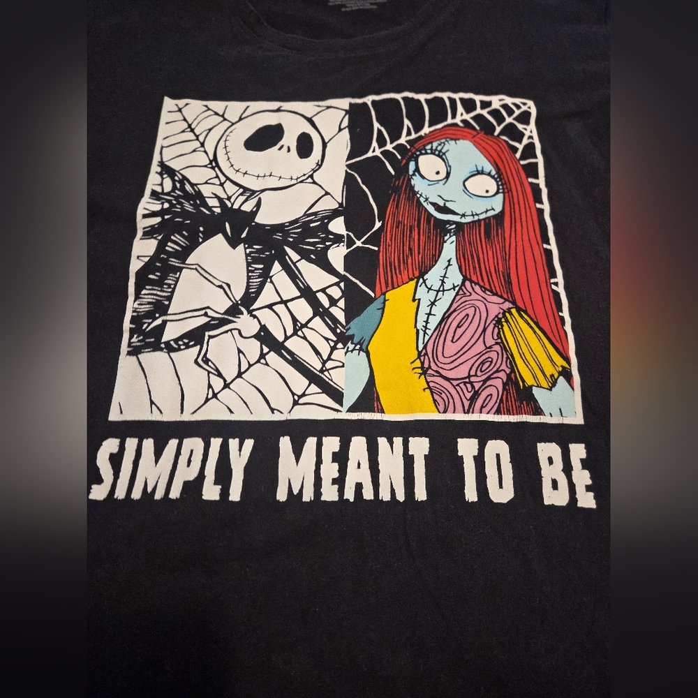 Torrid 6x Disney Nightmare Before Christmas Meant To Be Black Top - Picture 3 of 6